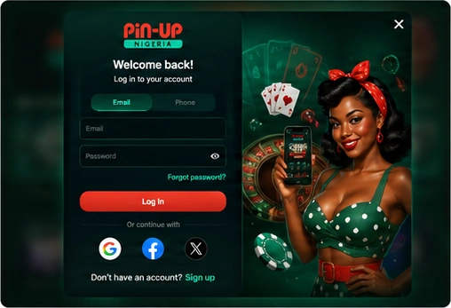 Pin Up Casino login and registration in Nigeria